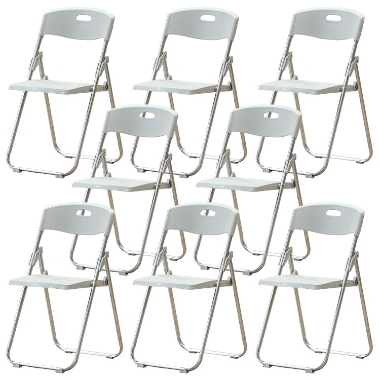 Sedia per ufficio imbottita in plastica senza bracciale moderna sedia da back office