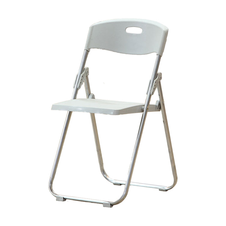 Sedia per ufficio imbottita in plastica senza bracciale moderna sedia da back office