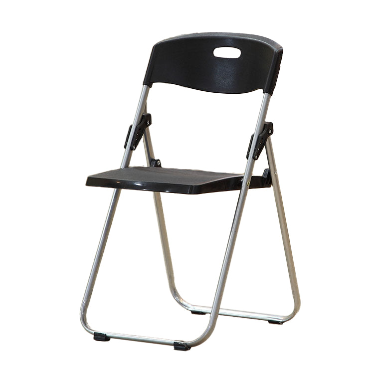 Sedia per ufficio imbottita in plastica senza bracciale moderna sedia da back office