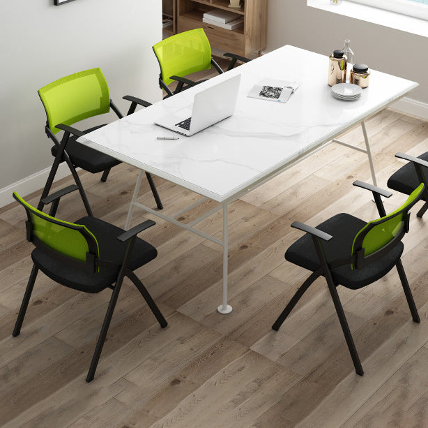 Black Frame Conference Chair No Distressing Fixed Arms Desk Chair Clearhalo 'furn' 'furn_office_chair' 'Furniture' 'Office Chairs' 'Office Furniture' 'office_chair' 5839964