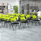 Black Frame Conference Chair No Distressing Fixed Arms Desk Chair Clearhalo 'furn' 'furn_office_chair' 'Furniture' 'Office Chairs' 'Office Furniture' 'office_chair' 5839966