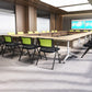 Black Frame Conference Chair No Distressing Fixed Arms Desk Chair Clearhalo 'furn' 'furn_office_chair' 'Furniture' 'Office Chairs' 'Office Furniture' 'office_chair' 5839984