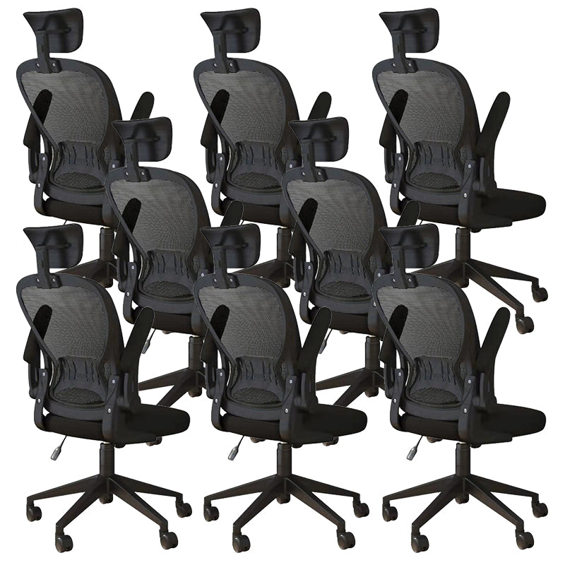 Chaise d'ordinateur en maille contemporaine haute chaise arrière avec réglable