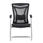 Chaise contemporaine en maille à dossier haut avec support lombaire réglable