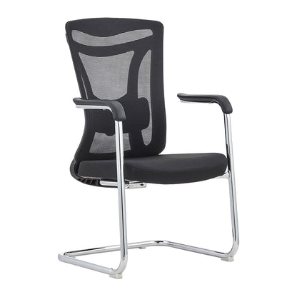 Chaise contemporaine en maille à dossier haut avec support lombaire réglable