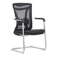 Chaise contemporaine en maille à dossier haut avec support lombaire réglable