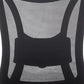 Chaise contemporaine en maille à dossier haut avec support lombaire réglable