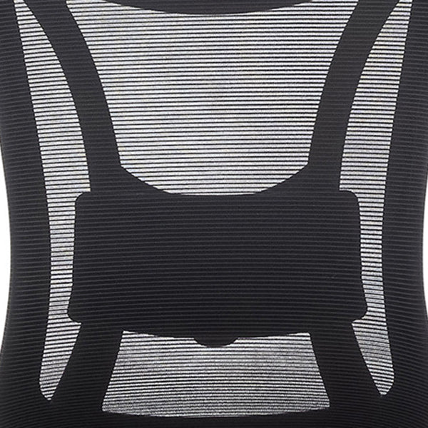 Chaise contemporaine en maille à dossier haut avec support lombaire réglable