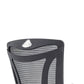Chaise contemporaine en maille à dossier haut avec support lombaire réglable