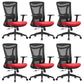 Modern Mesh Computer Chair High Back Chair with Adjustable Lumbar Support 6 Piece Set Clearhalo 'furn' 'furn_office_chair' 'Furniture' 'Office Chairs' 'Office Furniture' 'office_chair' 5840106