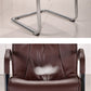 Faux Leather and Chrome Frame Office High Back Computer Chair Clearhalo 'furn' 'furn_office_chair' 'Furniture' 'Office Chairs' 'Office Furniture' 'office_chair' 5840216