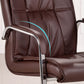 Faux Leather and Chrome Frame Office High Back Computer Chair Clearhalo 'furn' 'furn_office_chair' 'Furniture' 'Office Chairs' 'Office Furniture' 'office_chair' 5840218