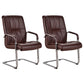 Faux Leather and Chrome Frame Office High Back Computer Chair Maroon 2 Piece Set Clearhalo 'furn' 'furn_office_chair' 'Furniture' 'Office Chairs' 'Office Furniture' 'office_chair' 5840228