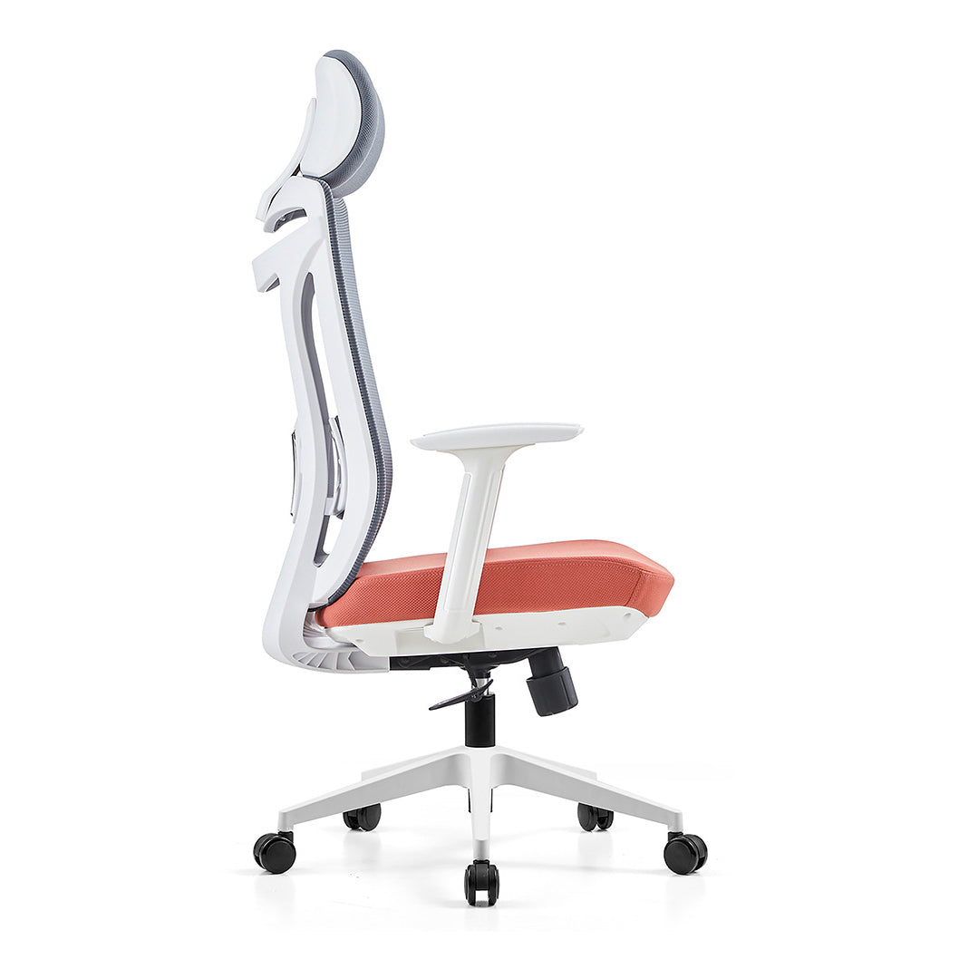 Modern Adjustable Arms Chair with Wheels Mesh-back Task Chair Clearhalo 'furn' 'furn_office_chair' 'Furniture' 'Office Chairs' 'Office Furniture' 'office_chair' 5840336