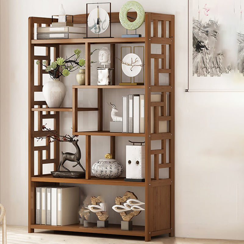 9.84" Wide Modern Wooden Shelf Bookcase Matte Finish Etagere Bookshelf