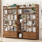 9.84" Wide Modern Wooden Shelf Bookcase Matte Finish Etagere Bookshelf