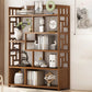 9.84" Wide Modern Wooden Shelf Bookcase Matte Finish Etagere Bookshelf