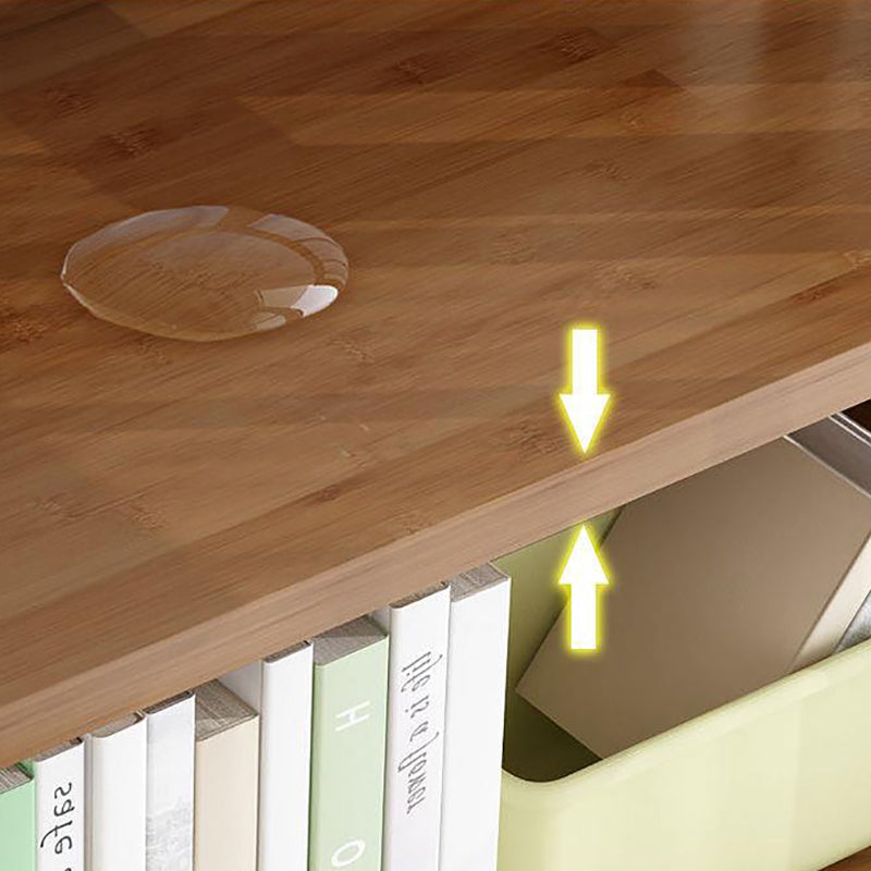 9.84" Wide Modern Wooden Shelf Bookcase Matte Finish Etagere Bookshelf