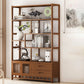 9.84" Wide Modern Wooden Shelf Bookcase Matte Finish Etagere Bookshelf