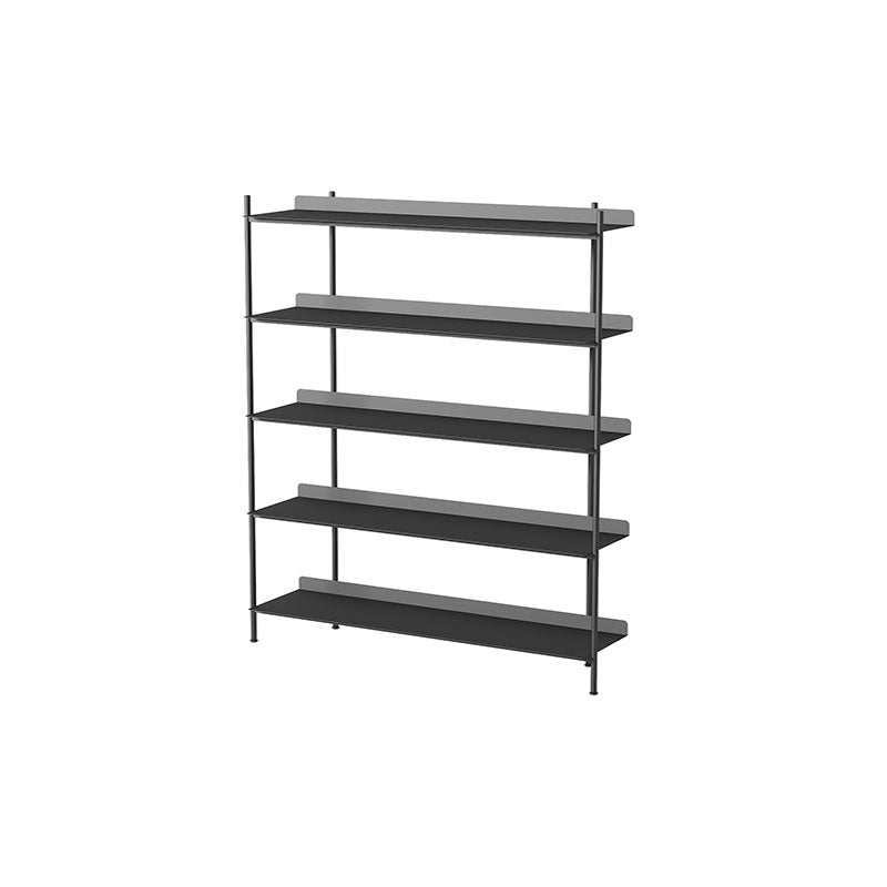 Etagere Shelf Bookcase Contemporary Metal Book Shelf for Study Room