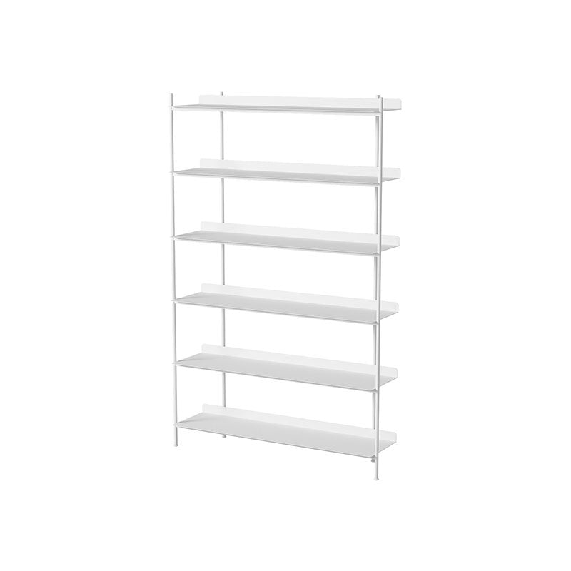 Etagere Shelf Bookcase Contemporary Metal Book Shelf for Study Room