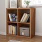 Contemporary Engineered Wood Bookshelf Closed Back Shelf Bookcase for Home