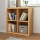 Contemporary Engineered Wood Bookshelf Closed Back Shelf Bookcase for Home
