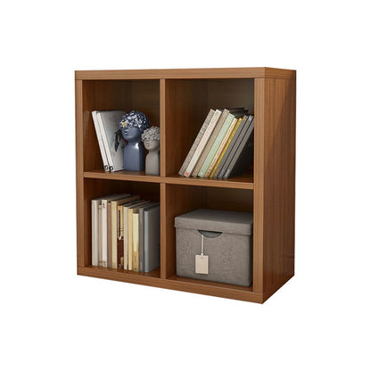 Contemporary Engineered Wood Bookshelf Closed Back Shelf Bookcase for Home