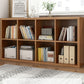 Contemporary Engineered Wood Bookshelf Closed Back Shelf Bookcase for Home