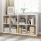 Contemporary Engineered Wood Bookshelf Closed Back Shelf Bookcase for Home