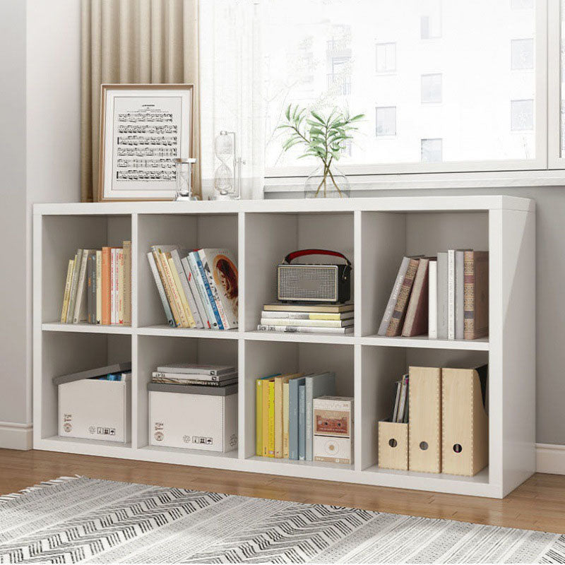 Contemporary Engineered Wood Bookshelf Closed Back Shelf Bookcase for Home