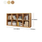 Contemporary Engineered Wood Bookshelf Closed Back Shelf Bookcase for Home