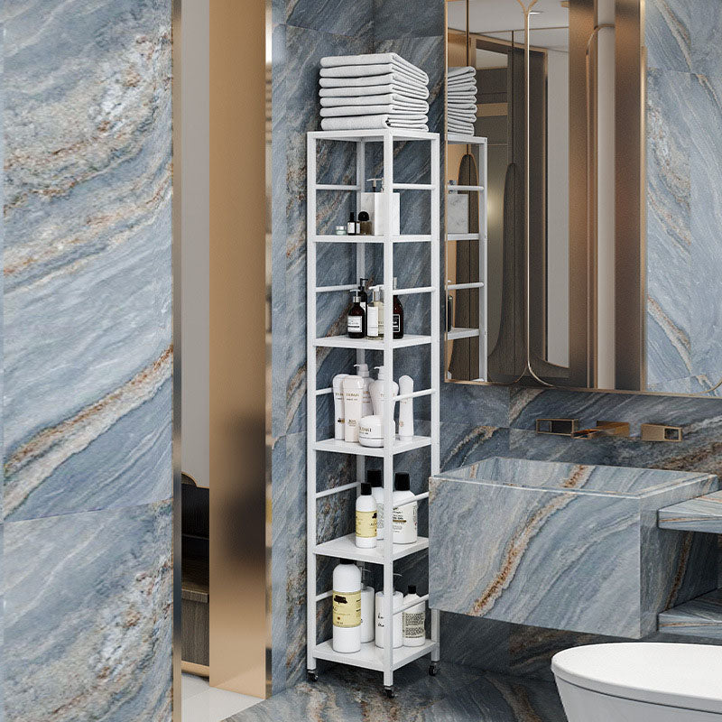 Contemporary Metal Book Shelf Open Home Shelf Bookcase with Shelves Clearhalo 'Bookcases' 'furn' 'furn_bookcases' 'Furniture' 'Office Furniture' 5840674