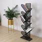 Contemporary Metal Book Shelf Vertical Etagere Shelf Bookcase for Study Room