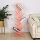 Contemporary Metal Book Shelf Vertical Etagere Shelf Bookcase for Study Room