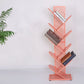 Contemporary Metal Book Shelf Vertical Etagere Shelf Bookcase for Study Room