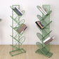 Contemporary Metal Book Shelf Vertical Etagere Shelf Bookcase for Study Room