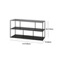 Contemporary Metal Shelf Bookcase Black Etagere Book Shelf for Study Room Clearhalo 'Bookcases' 'furn' 'furn_bookcases' 'Furniture' 'Office Furniture' 5840723