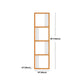 Modern Metal and Wooden Book Shelf Open Home Shelf Bookcase with Shelves Clearhalo 'Bookcases' 'furn' 'furn_bookcases' 'Furniture' 'Office Furniture' 5840744