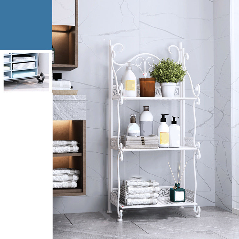 Estantería vertical de metal moderno estantería abierta para dormitorio