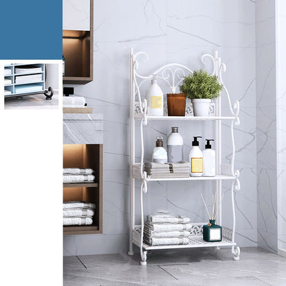 Estantería vertical de metal moderno estantería abierta para dormitorio