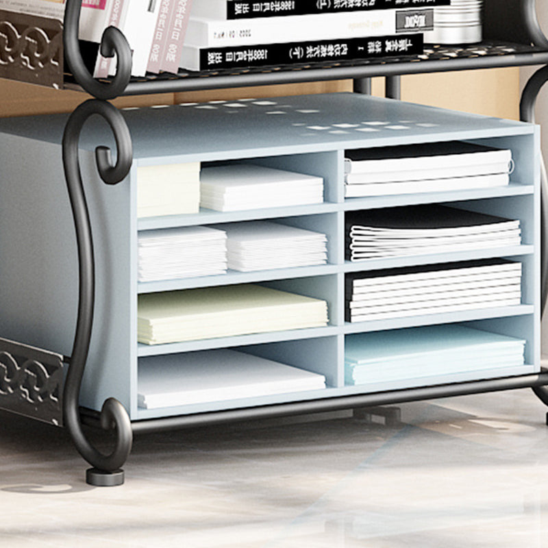 Estantería vertical de metal moderno estantería abierta para dormitorio