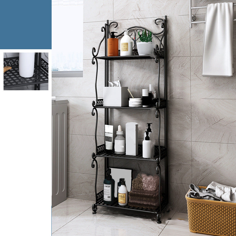 Estantería vertical de metal moderno estantería abierta para dormitorio