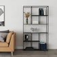 Estantería de metal moderna Etagere Open Shelf Bookcase in Burnish