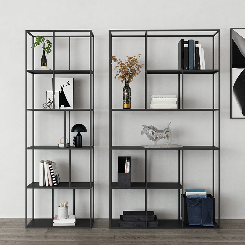 Estantería de metal moderna Etagere Open Shelf Bookcase in Burnish