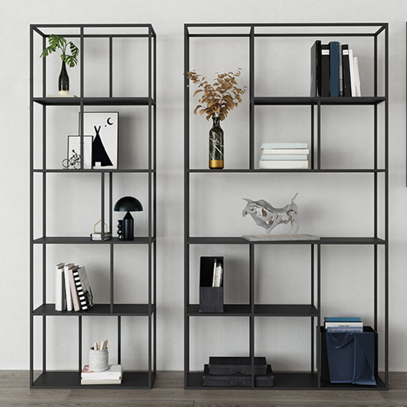 Estantería de metal moderna Etagere Open Shelf Bookcase in Burnish