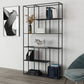 Estantería de metal moderna Etagere Open Shelf Bookcase in Burnish