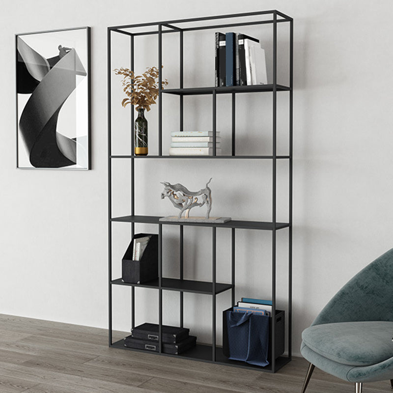 Estantería de metal moderna Etagere Open Shelf Bookcase in Burnish