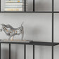Estantería de metal moderna Etagere Open Shelf Bookcase in Burnish