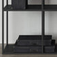 Estantería de metal moderna Etagere Open Shelf Bookcase in Burnish